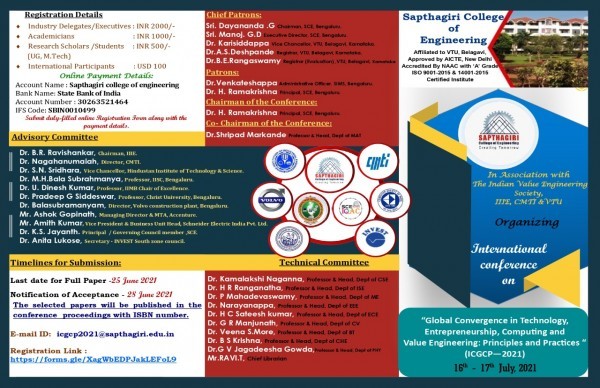 SAPTHAGIRI COLLEGE OF ENGINEERING